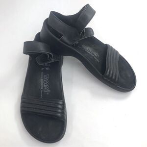 Birkenstock Tatami Black Soft Leather Unisex Sandals